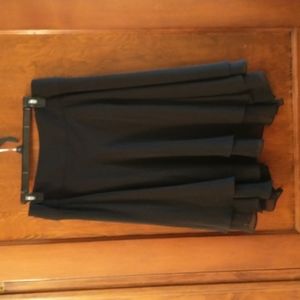 EUC black asymmetrical skirt